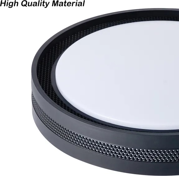 Brilagi - plafonieră LED dimabilă KREON LED/54W/230V 3000-6000K negru Ø 38 cm + telecomandă