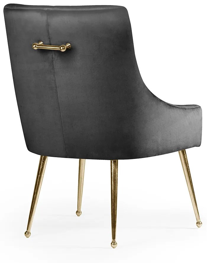 Scaun Sizar negru/gold – H86 cm