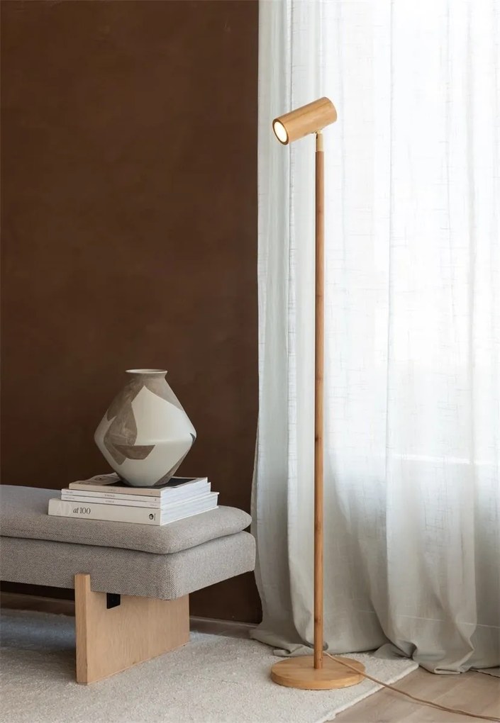 Lampa de podea Eco din Bambus Java GU10, natural