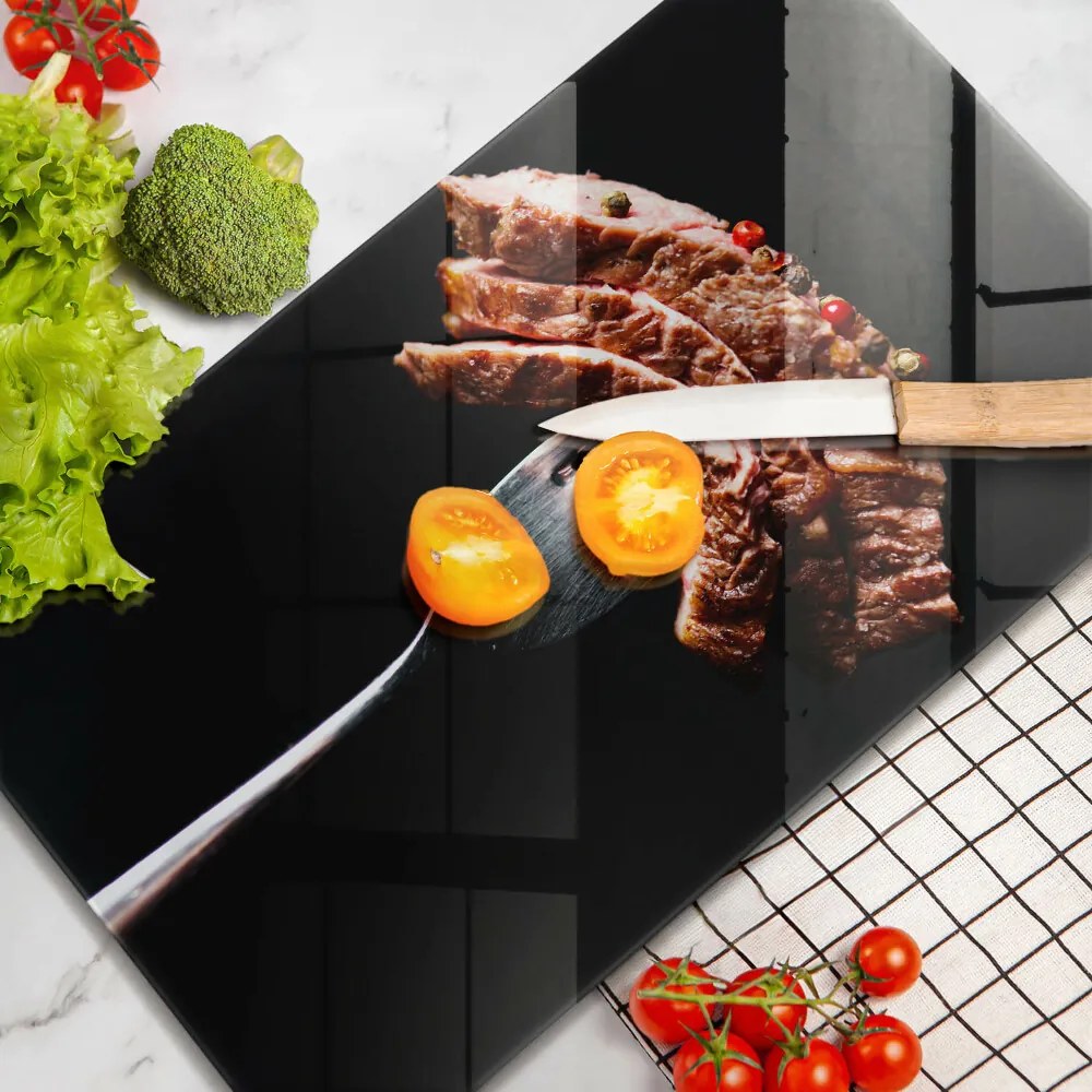Tocător sticlă Carne la furculiță
