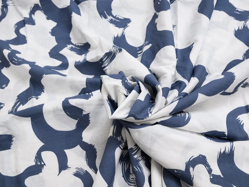 Lenjerie de pat MAGIC SKY alb-albastru din bumbac Dimensiune lenjerie de pat: 70 x 90 cm | 140 x 200 cm