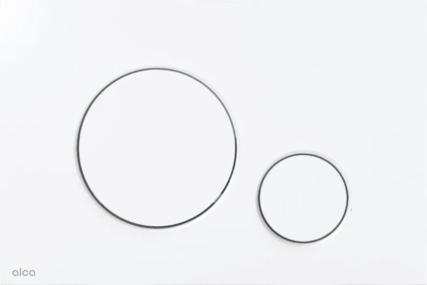 Clapeta de actionare Alca Thin M676 alb mat