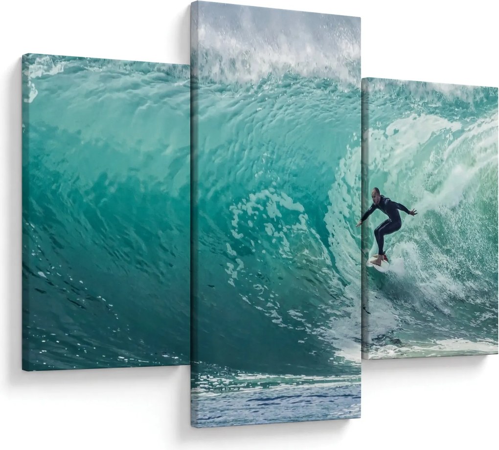 Tablou cu surferi (90x60 cm)