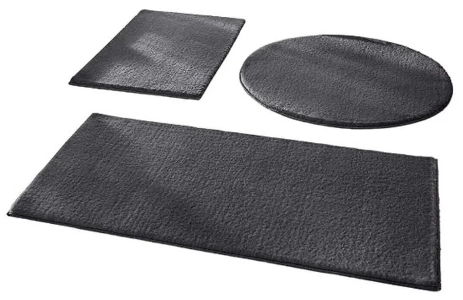 Covorașe de baie gri-închis 3 buc. 50x90 cm – Mila Home