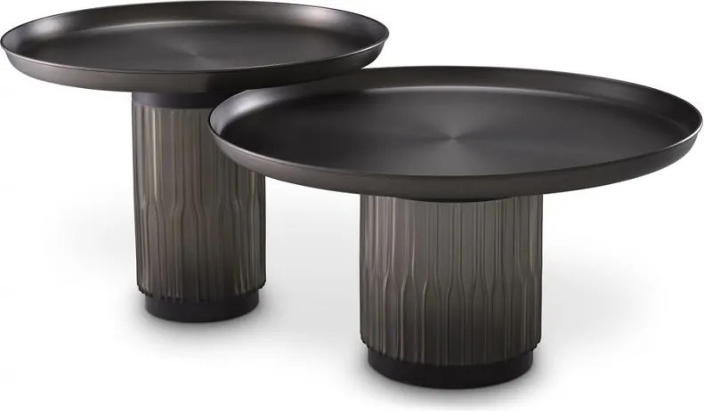 Set de 2 masute de cafea design modern LUX Zachary 115561 HZ