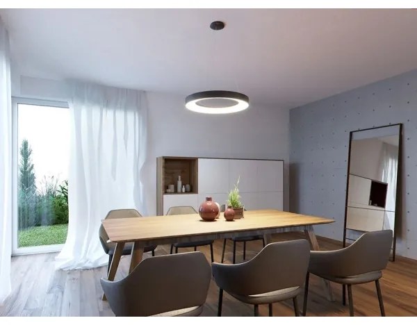 Lustră LED pe cablu BELLA LED/40W/230V 3000/4000K neagră LED2