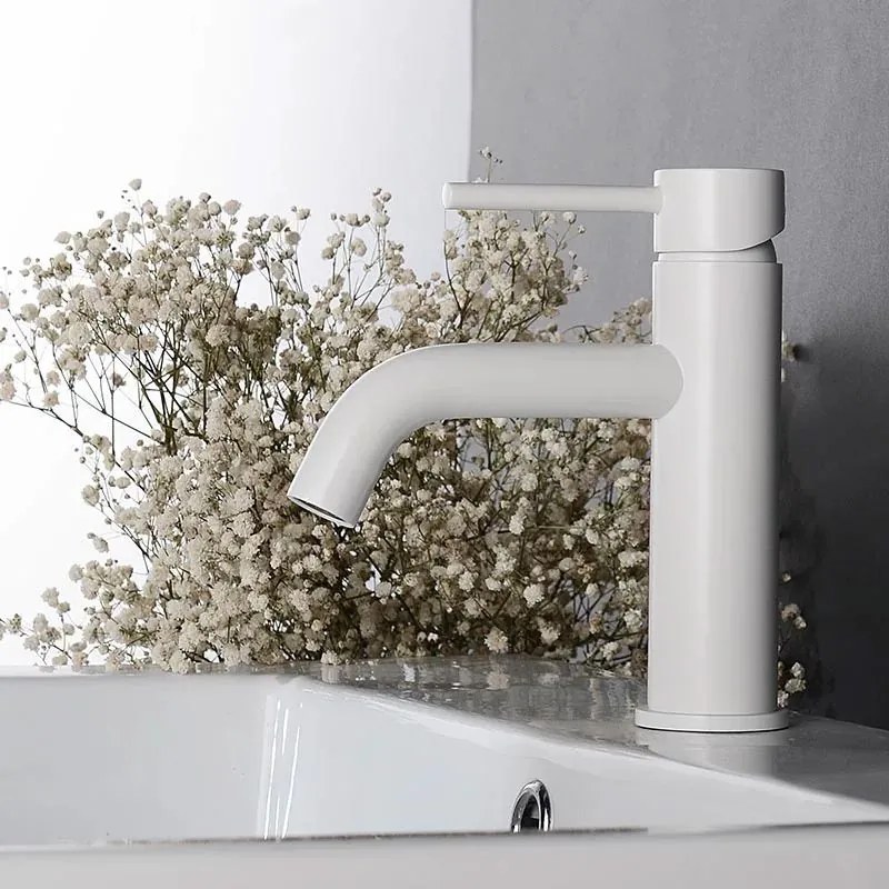 Baterie pentru lavoar Rea Lungo White Low