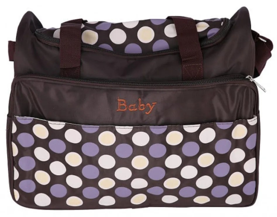 Geanta bebe NOVOKIDS™ Baby Bag atasabila la carucior, Maner detasabil, Capacitate mare, Maron