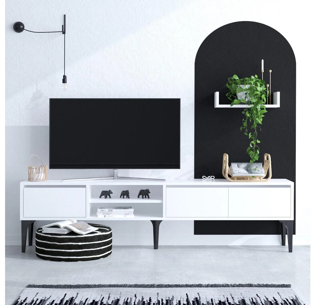Mobilier living Aliex 9 (alb). 1089384