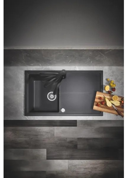 Baterie pentru chiuvetă GROHE START 305302432, 184 mm, neagră