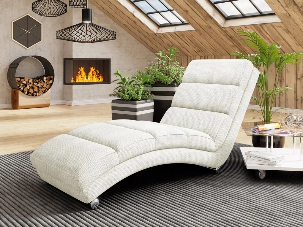 Fotoliu relax Laresa 6 (alb). Promo -17%. 1122413