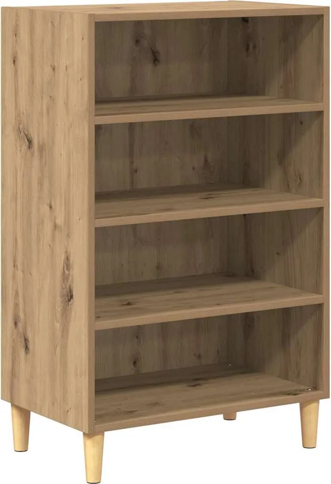 vidaXL Bufet Stejar Artizanal 57 x 35 x 89.5 cm Lemn compozit