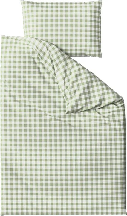 Lenjerie de pat din crep pentru patut Renforce GRENTIS verde Dimensiune lenjerie de pat: 45 x 65 cm | 90 x 140 cm