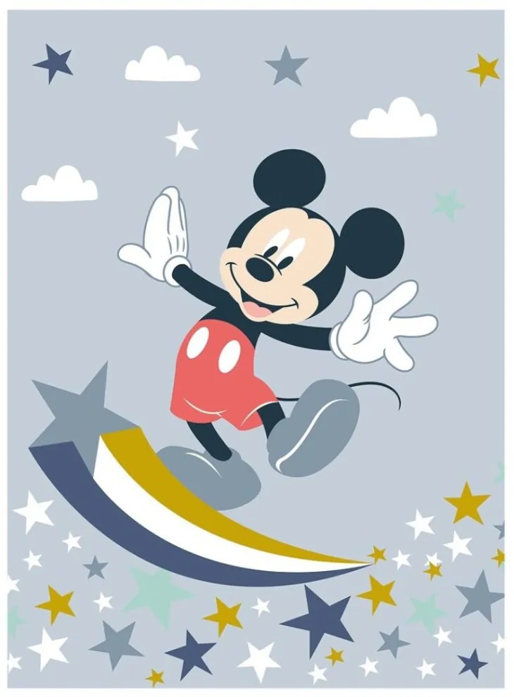 Disney Mickey Star pătură din coral fleece 110x150cm