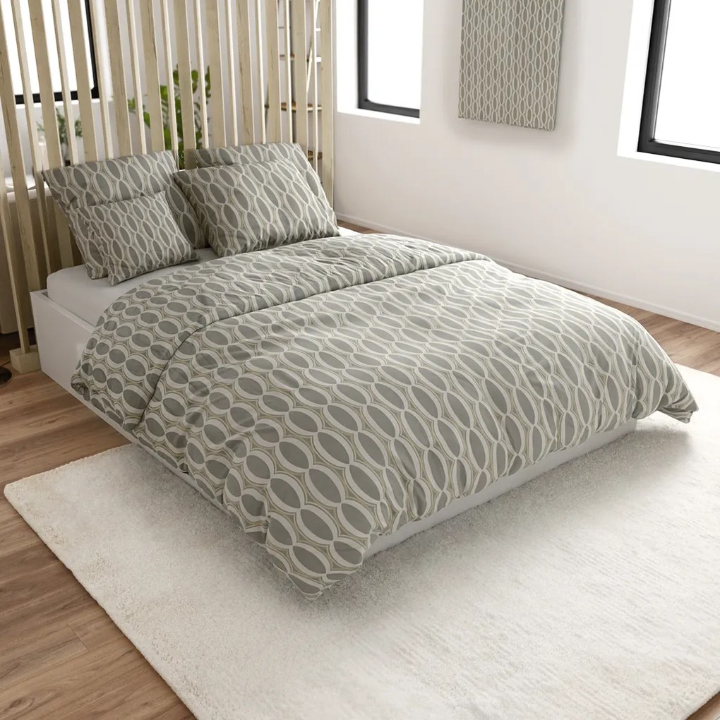 Lenjerie de pat din microfibra GRABE maro Dimensiune lenjerie de pat: 70 x 80 cm | 140 x 200 cm