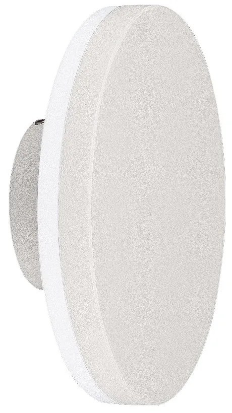 Aplica LED de perete iluminat exterior ambiental IP54 BORA alba