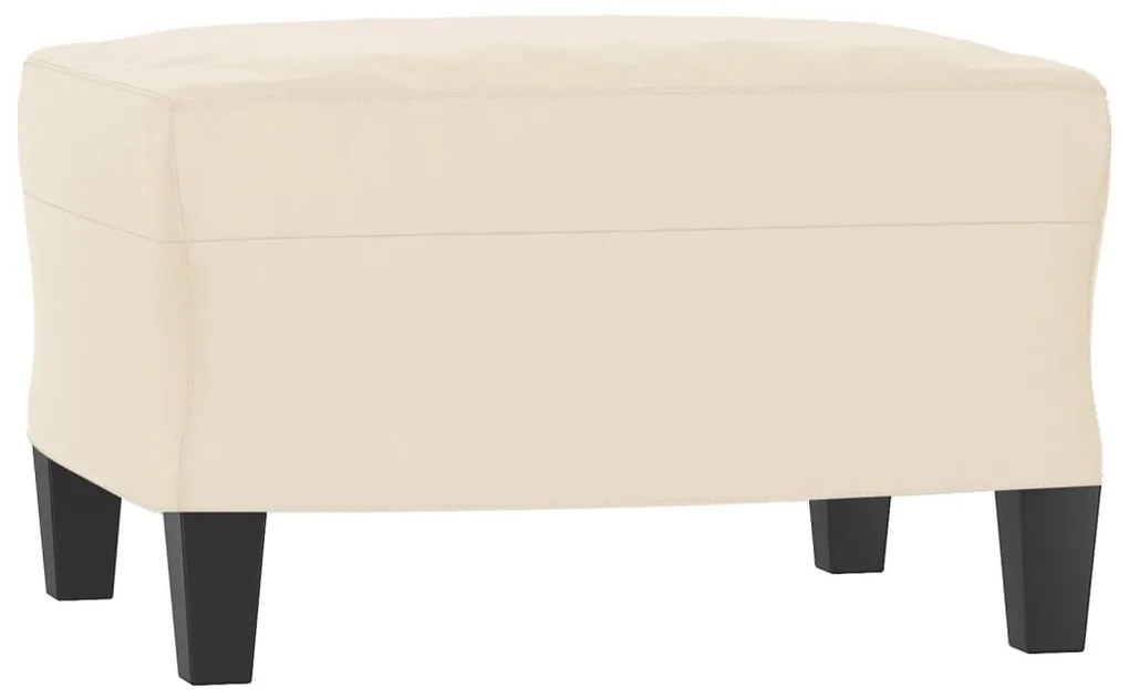 vidaXL Taburet, bej, 60x50x41 cm, țesătură microfibră