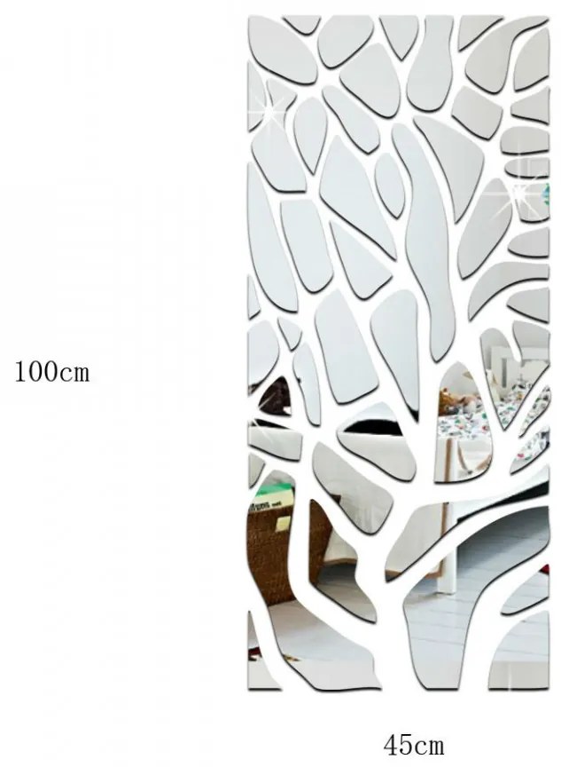 Sticker perete 3D Wall Art Mirror