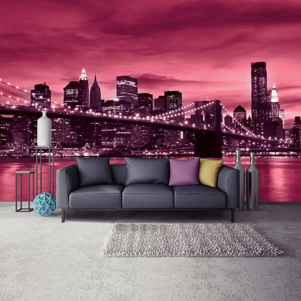 Fototapet - New York Brooklyn Bridge City (152,5x104 cm)