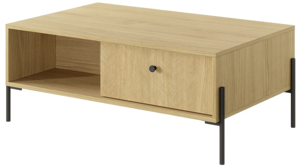 Masuta de cafea in decor stejar SCANDI 2S