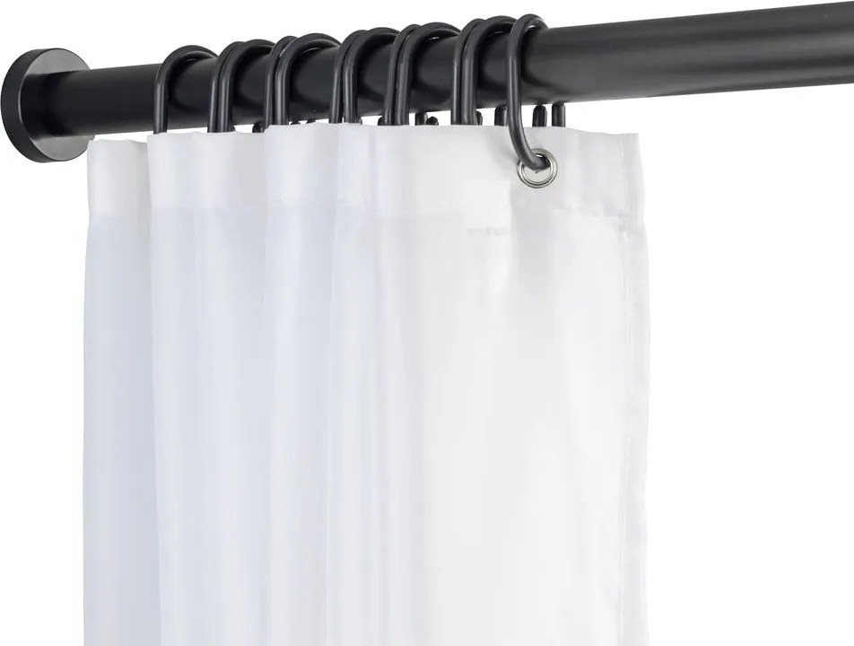 Tijă telescopică pentru baie Wenko Luz, lungime 70-115 cm, negru