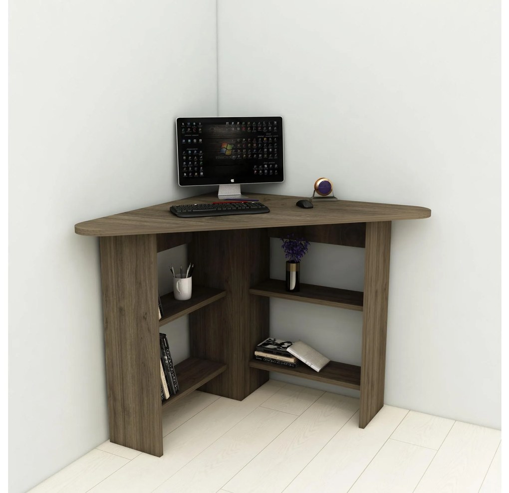 Masă PC de colț Sabeni 2 (Nuc) . 1094879