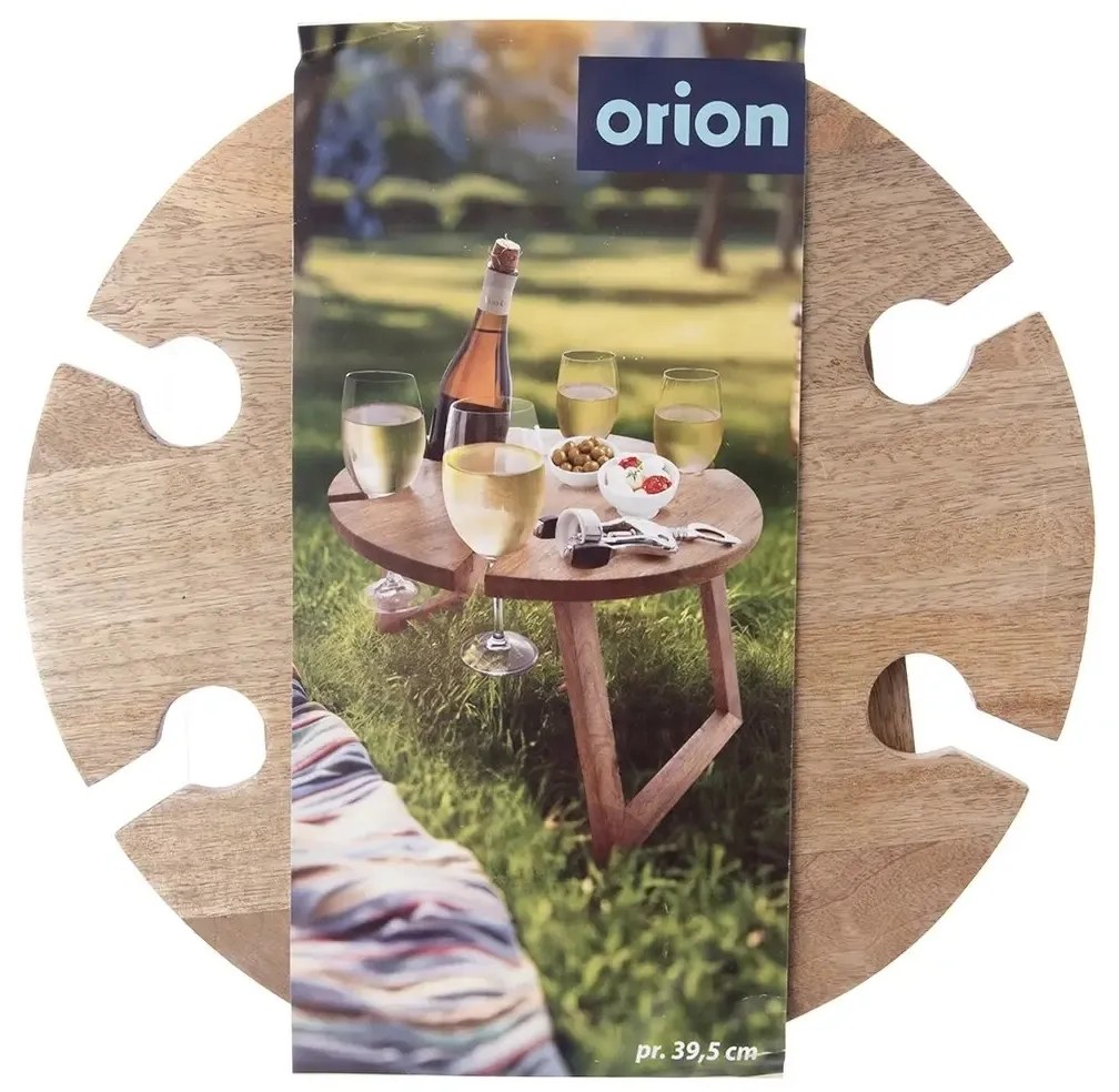Masă de picnic din lemn de mango Orion, 39,5 x 24,5 cm