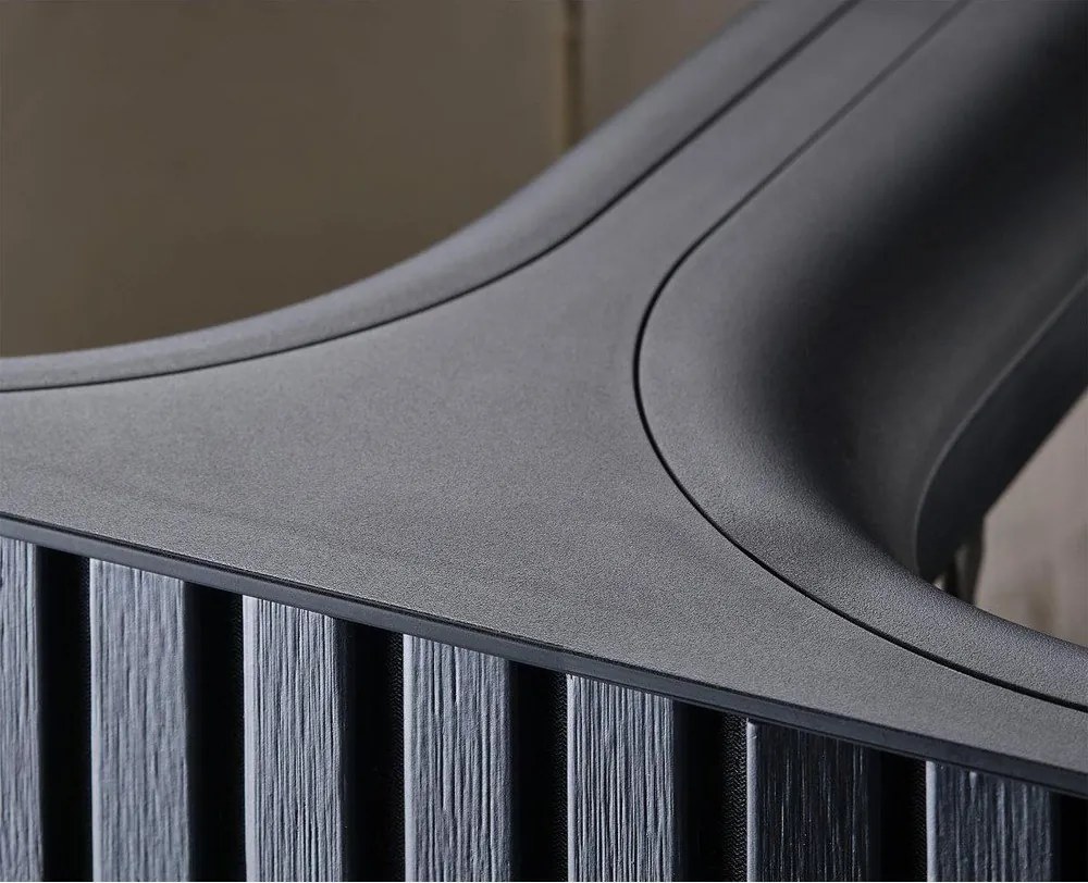 Coș de rufe negru 2x45 l din bambus Tota Luxe – Joseph Joseph