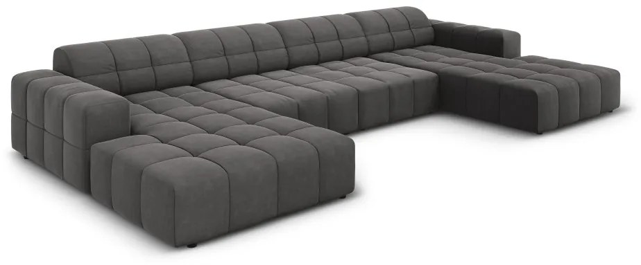 Coltar 6 locuri Chicago catifea L364 cm