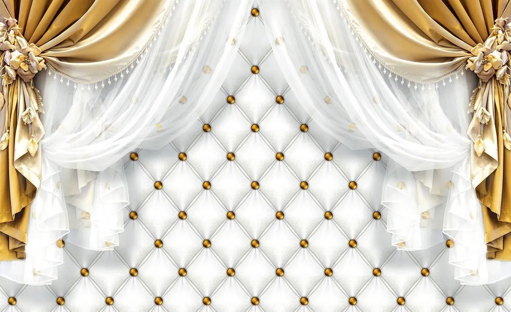 Fototapet - Cortina de aur (254x184 cm)