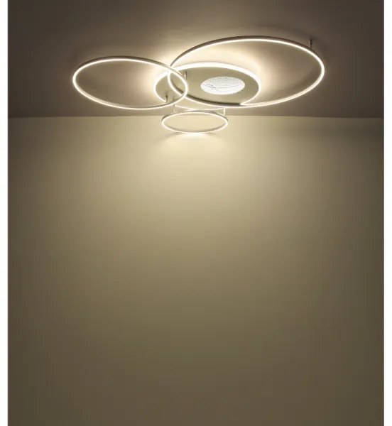 Globo 48466-70A - Lampă LED plafon INVERTINA LED/70W/230V argintie + DO