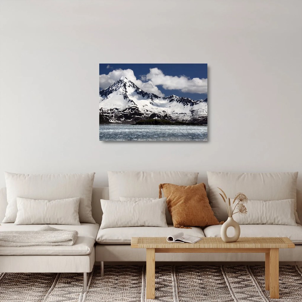Tablou pe sticlă - Parcul Național Kenai Fjords (70x50 cm)