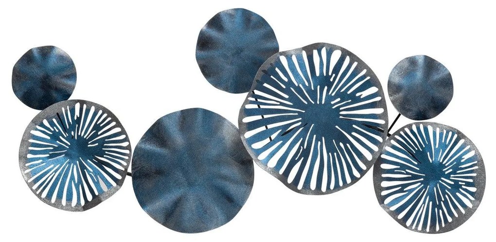 Decoratiune de perete Metal Astrid, Multicolor, 35x0,08x79 cm