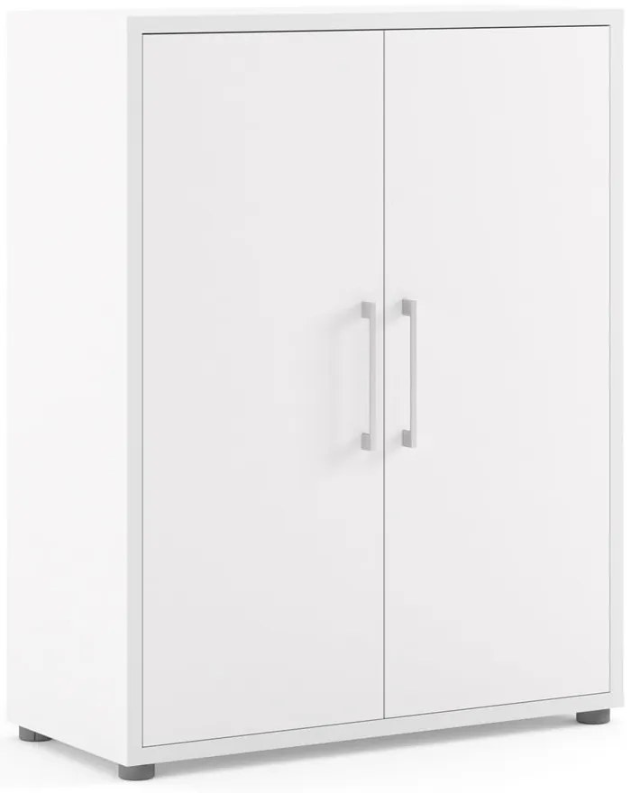 Bibliotecă modulară albă 89x113 cm Prima – Tvilum