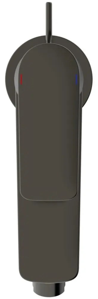 Baterie bideu cu evacuare, Magnetic Grey Gri magnetic mat