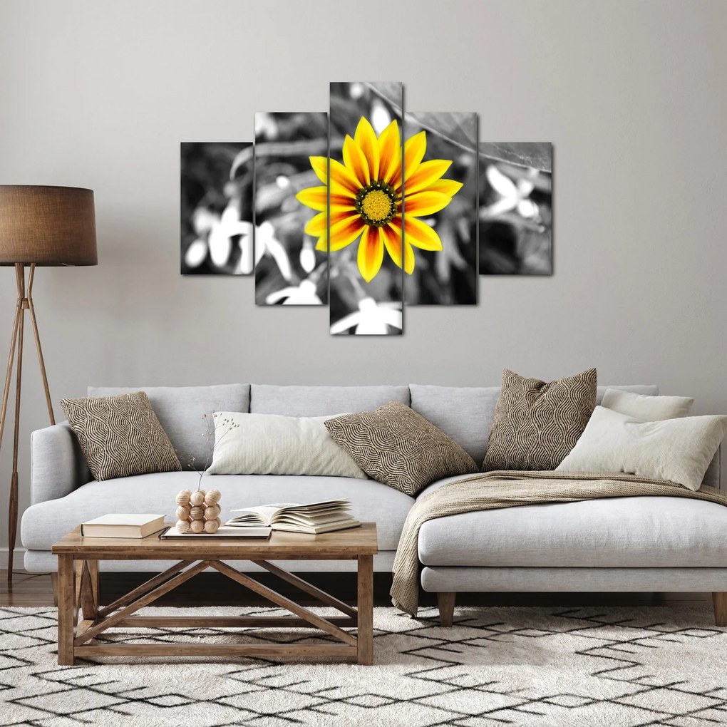 Tablou cu floare galbenă (150x105 cm)