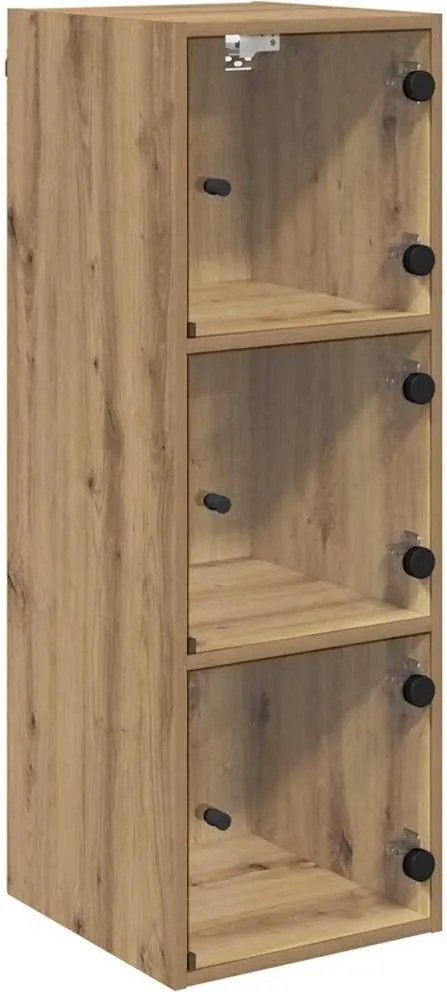 vidaXL Dulap de perete Stejar Artizanal 35 x 37 x 102 cm Lemn compozit