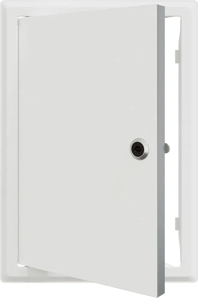 vidaXL Panou de Acces Alb 33 x 23 x 3 cm Oțel
