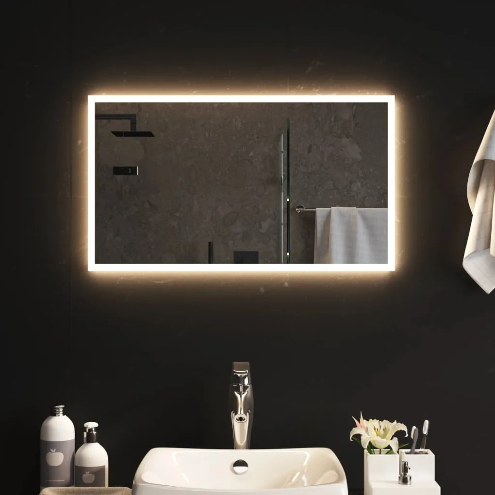 Oglinda de baie cu LED, 40x70 cm 1, 40 x 70 cm