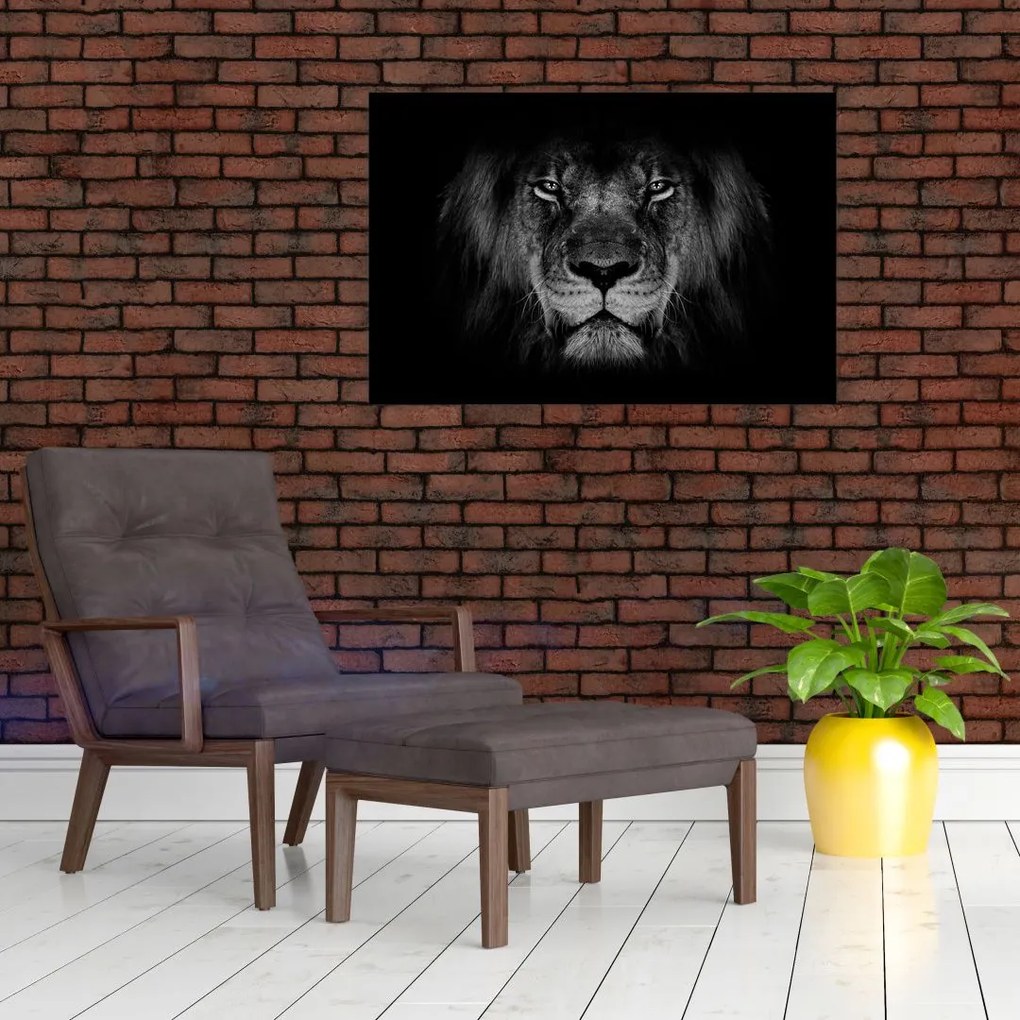 Tablou - Leu majestic (90x60 cm)