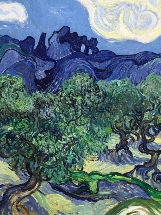 Reproducere The Olive Trees, Vincent van Gogh