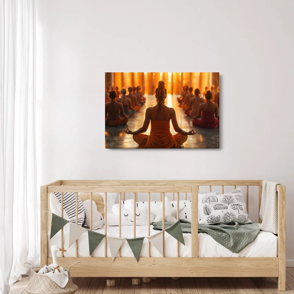 Tablou - Lecții de yoga (90x60 cm)