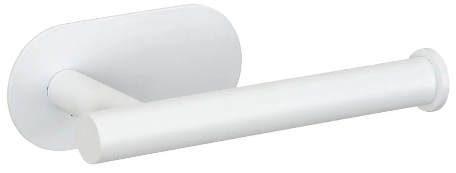 Suport pentru hârtie igienică alb autoadeziv din oțel inoxidabil Orea – Wenko