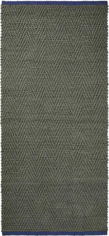 Covor tip traversă verde închis din iută 70x150 cm Notes – Mette Ditmer Denmark