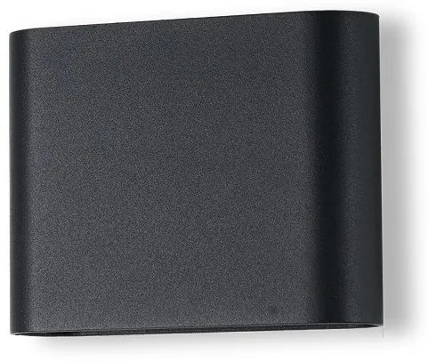 Aplica LED ambientala de exterior IP54 SVALA CCT SWITCH negru