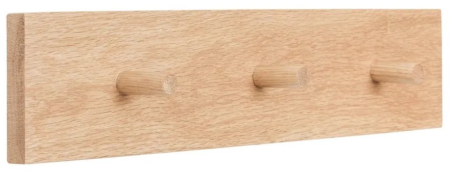 Cuier de perete în culoare naturală din lemn de stejar Folk – Hübsch