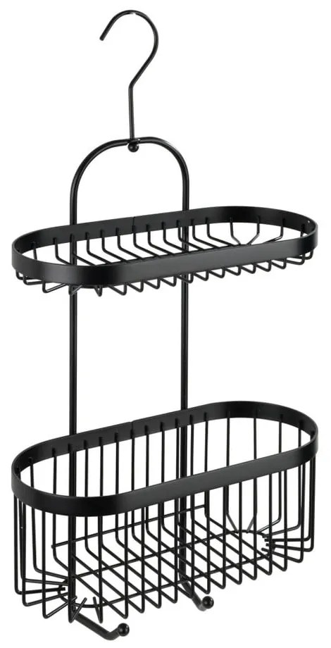 Coș suspendat Wenko Classic Plus 2 Tier Caddy, negru