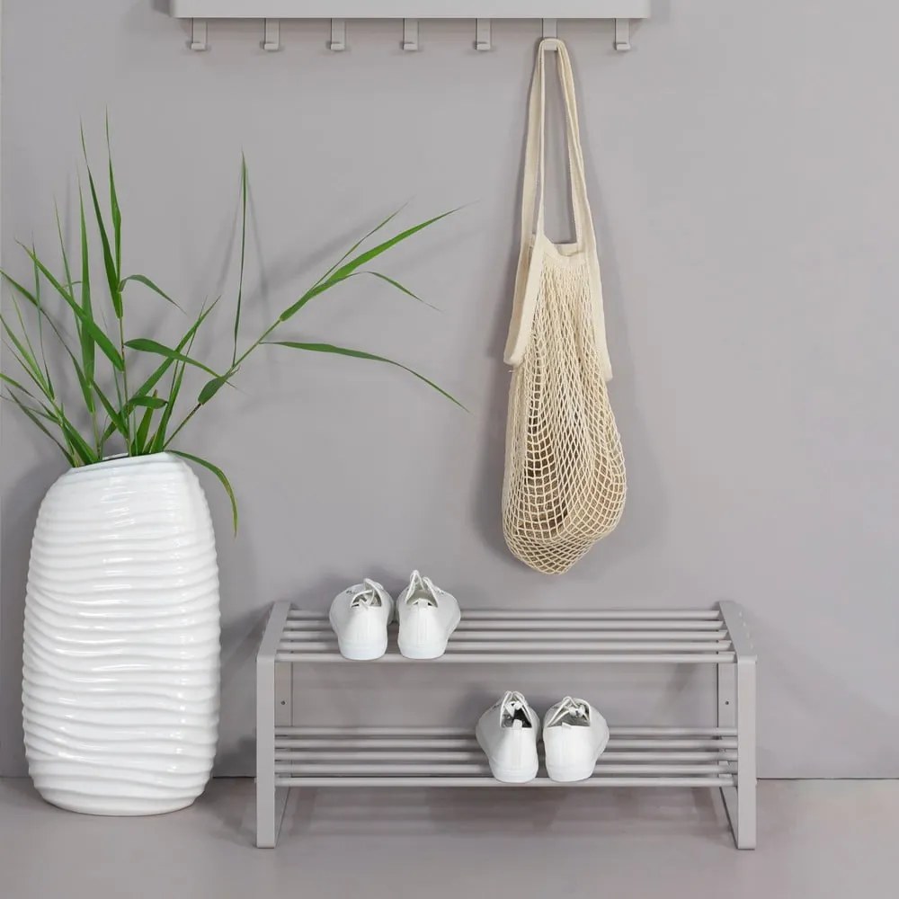 Pantofar taupe din metal 70x29x27 cm Rex – Spinder Design