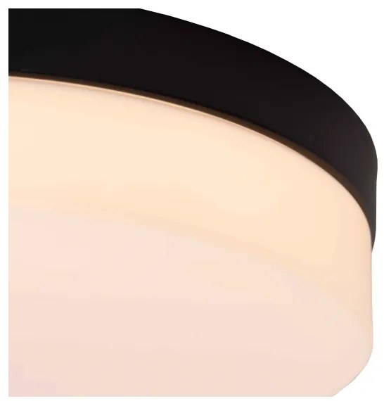 Plafonieră LED pentru baie Lucide 79111/36/30 BISKIT LED/24W/230V IP44 negru