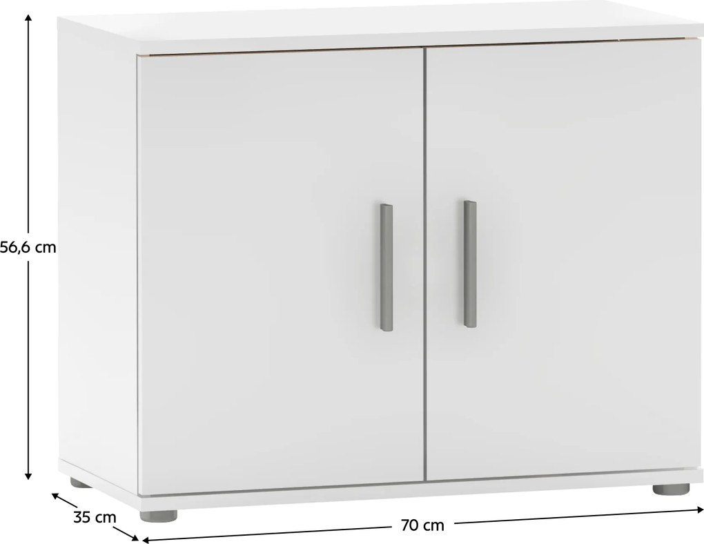 Extensie dulap, alb, SERVO TIP 3
